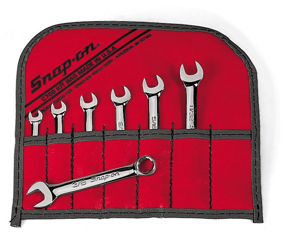 7 pc 12-Point SAE Flank Drive® Midget Combination Wrench Set (3/16-3/8 7 pc 12-Point SAE Flank Drive® Midget Combination Wrench Set (3/16-3/8